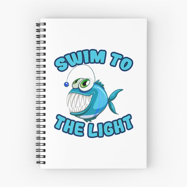 Item preview, Anglerfish Light Darkness: swim to the light designed and sold by Neylou-Art.