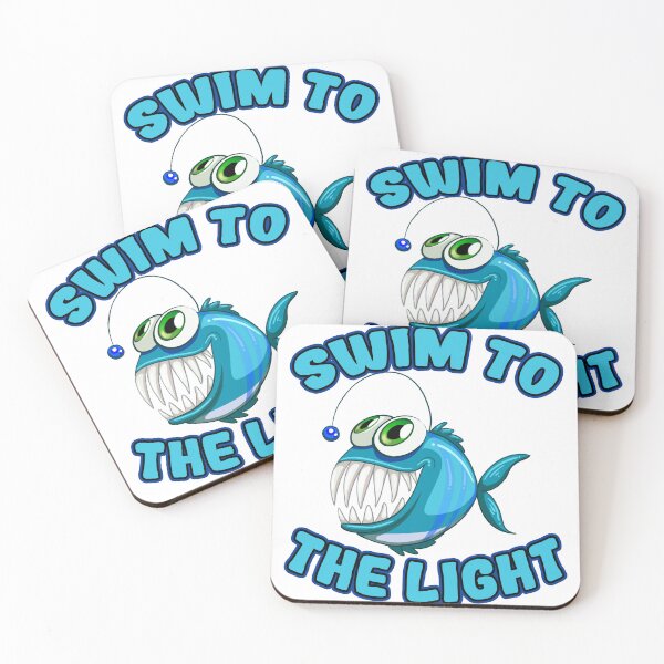 Item preview, Anglerfish Light Darkness: swim to the light designed and sold by Neylou-Art.