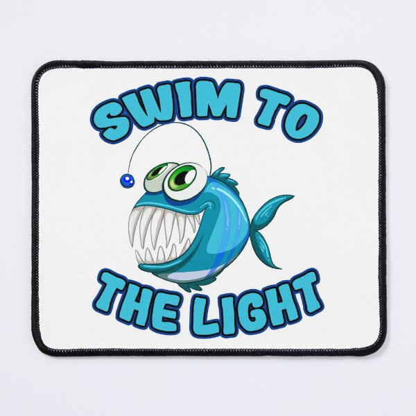Item preview, Anglerfish Light Darkness: swim to the light designed and sold by Neylou-Art.