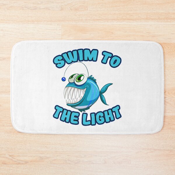 Item preview, Anglerfish Light Darkness: swim to the light designed and sold by Neylou-Art.
