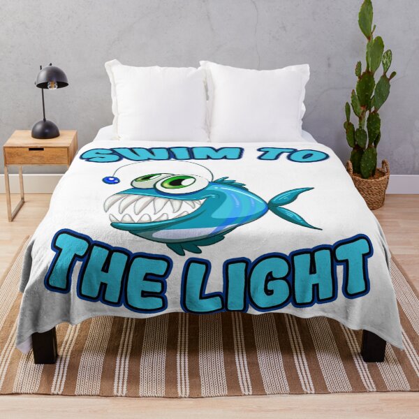 Item preview, Anglerfish Light Darkness: swim to the light designed and sold by Neylou-Art.