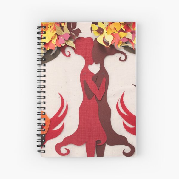 Autumn kiss #2 Spiral Notebook