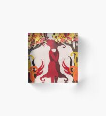 Autumn kiss #2 Acrylic Block