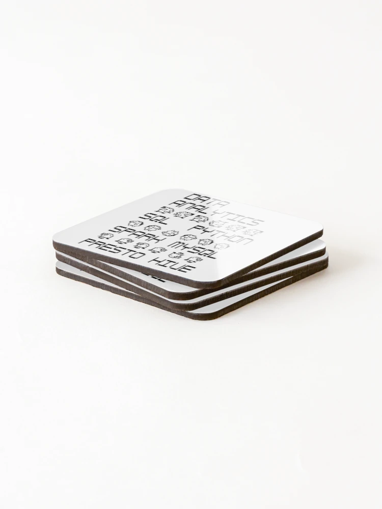 Thumbnail 4 of 5, Coasters (Set of 4), python,python mysql,python tutorial,sql with python,python database designed and sold by hive8.