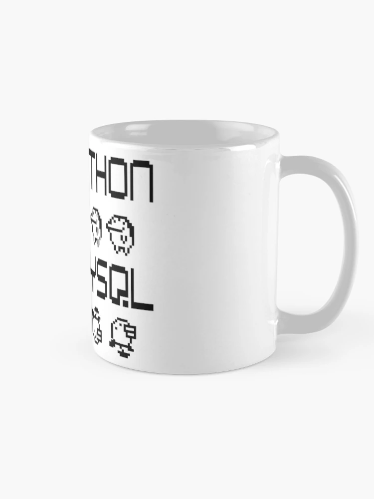Thumbnail 3 of 6, Coffee Mug, python,python mysql,python tutorial,sql with python,python database designed and sold by hive8.
