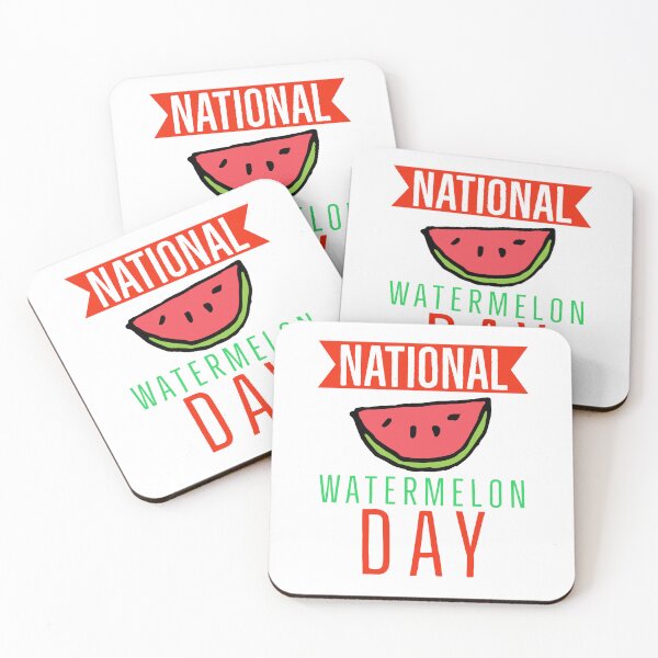 Item preview, BAD DAY TO BE A WATERMELON, NATIONAL WATERMELON DAY. designed and sold by Mokastro.