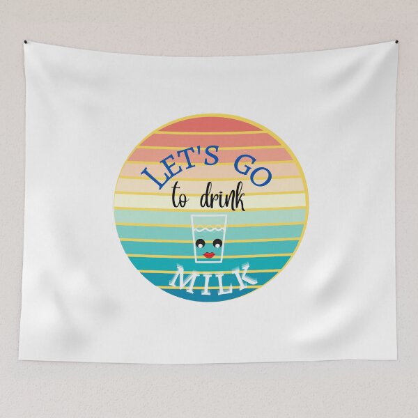 Item preview,  Let's go to drink milk designed and sold by ColorCreation4u.
