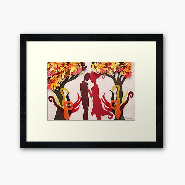 Autumn kiss #3 Framed Art Print