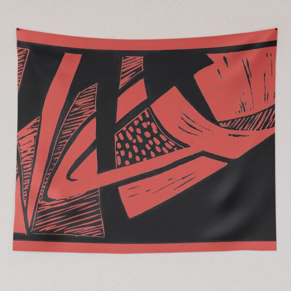 Item preview, Zenith/ Vermillion Abstract designed and sold by Karen Eutemey.