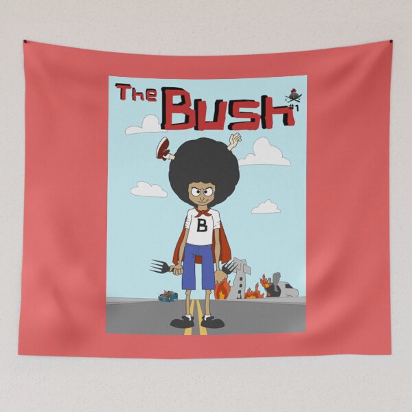 Aperçu de l'œuvre T-shirt super-hérosThe Bush créée et vendue par BillyOkucho.