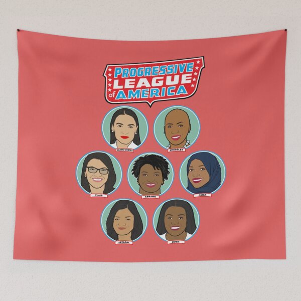 Item preview, The Squad Congresswomen T-ShirtProgressive League of America Members Of The Squad designed and sold by BillyOkucho.