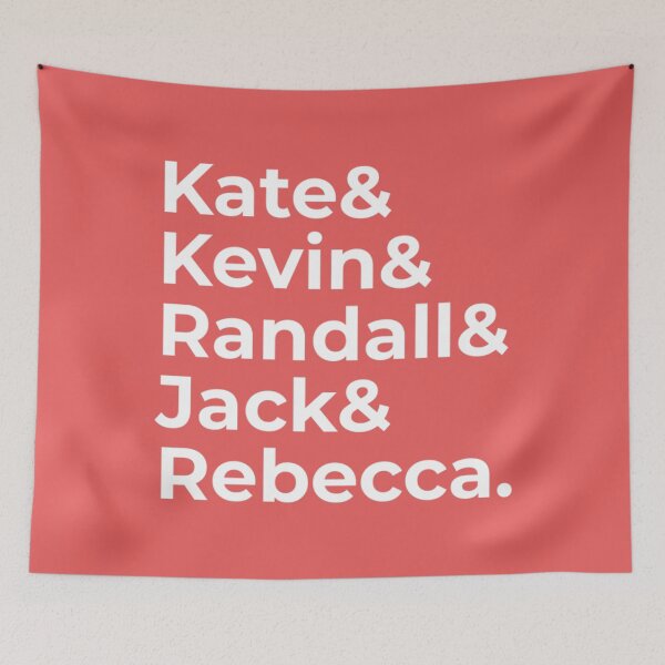 Item preview, This Is Us T-ShirtThis is Kate, Kevin, Randall, Jack and Rebecca designed and sold by BillyOkucho.