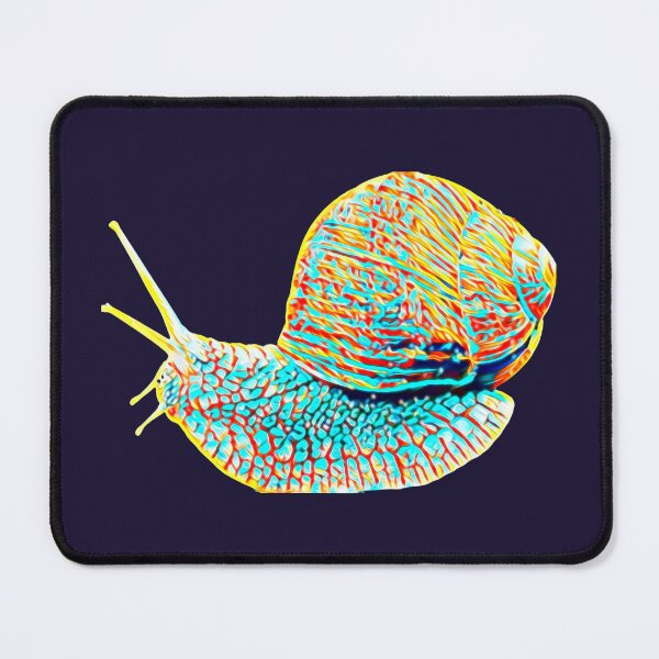 Item preview, Psychedelic Neon Funky Snail Art 7 designed and sold by Cawaiico.