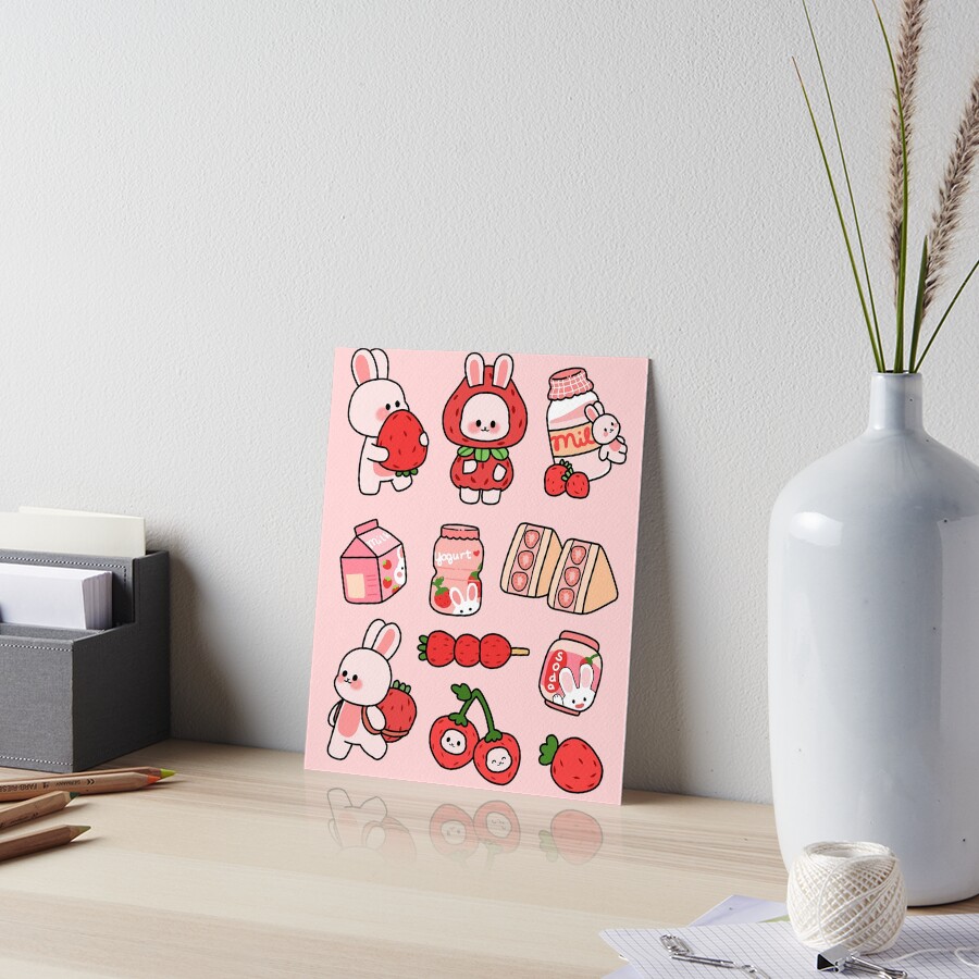 Cute Strawberry Bunny