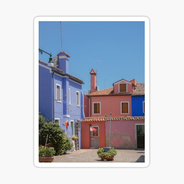 Item preview, Colorful Burano Houses designed and sold by PaulinaS.