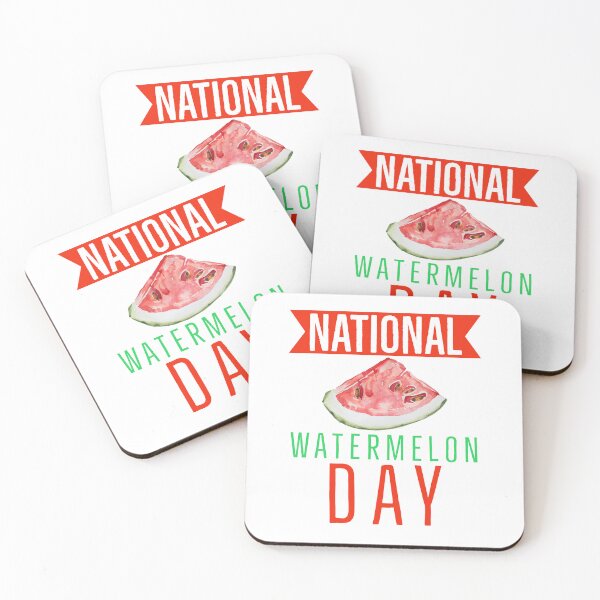 Item preview, BAD DAY TO BE A WATERMELON, NATIONAL WATERMELON DAY. designed and sold by Mokastro.