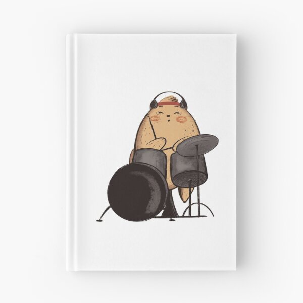 Item preview, Cat playing drums designed and sold by Dead-Poule.