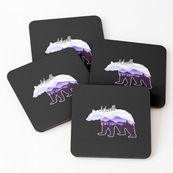 Item preview, Asheville Blue Ridge Mountains - Black Bear - PurpleBG 26  designed and sold by JustinHes59954.