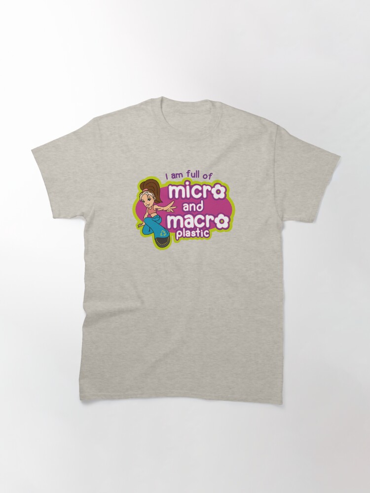Thumbnail 3 of 7, Classic T-Shirt, Micro Plastic Girlie designed and sold by InkAndSwords.