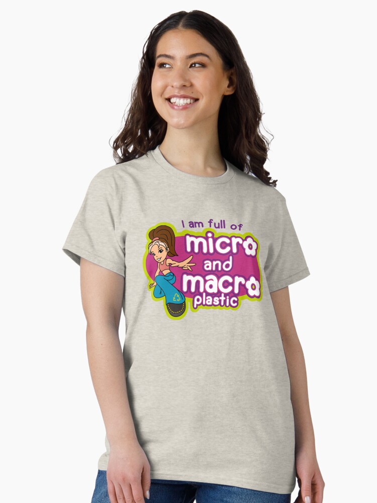 Thumbnail 2 of 7, Classic T-Shirt, Micro Plastic Girlie designed and sold by InkAndSwords.