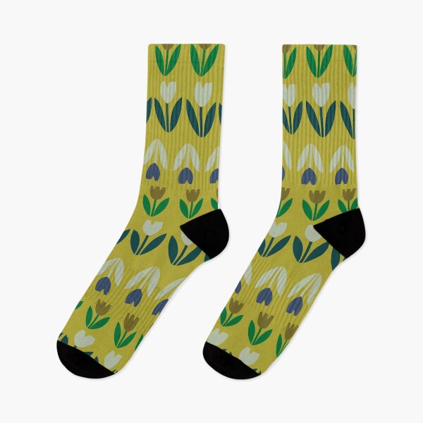 Item preview, Scandinavian style tulip pattern design designed and sold by thelake-goose.