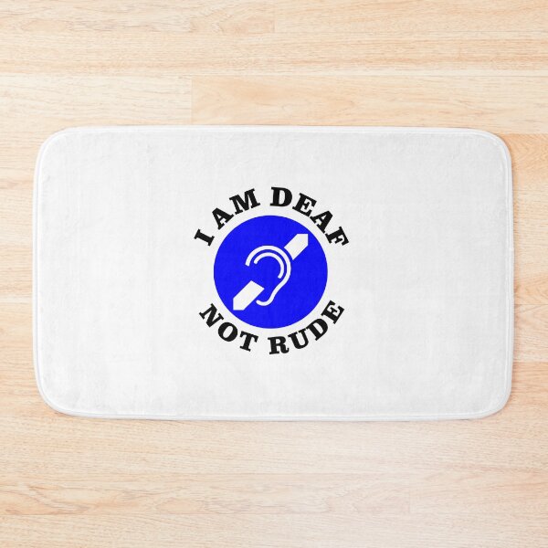 Item preview, I am deaf not rude t-shirt designed and sold by ArtByMigdad.