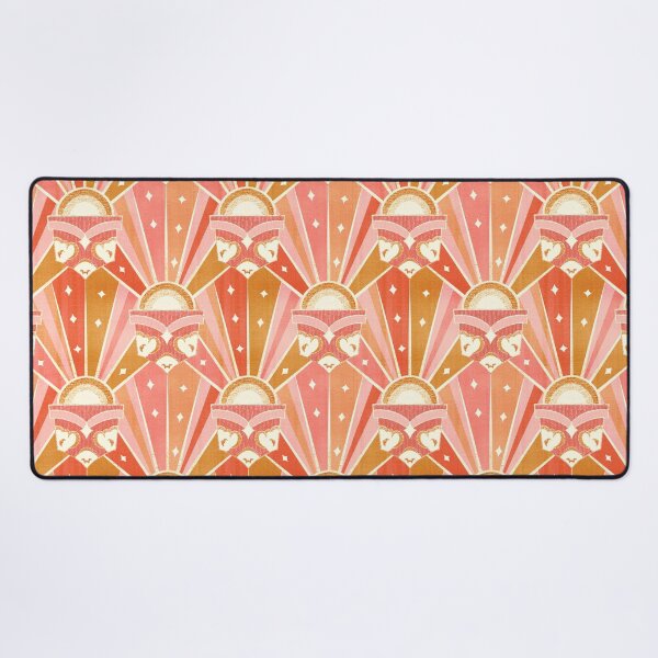 Item preview, Retro Art Deco Sunshine - Pink Power designed and sold by TigaTiga.