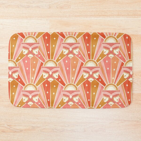 Item preview, Retro Art Deco Sunshine - Pink Power designed and sold by TigaTiga.