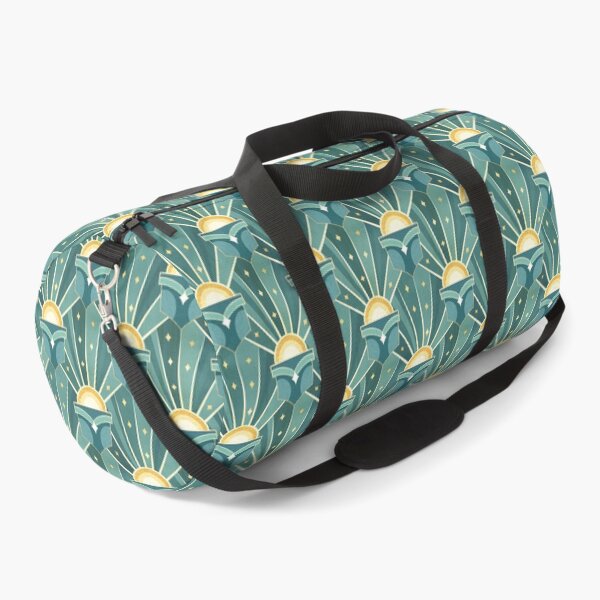 Item preview, Retro Art Deco Sunshine - Teal  designed and sold by TigaTiga.