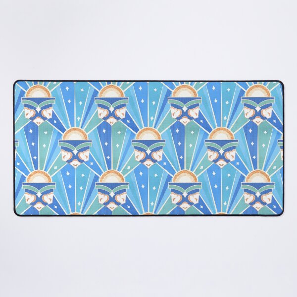 Item preview, Retro Art Deco Sunshine - Teal  designed and sold by TigaTiga.