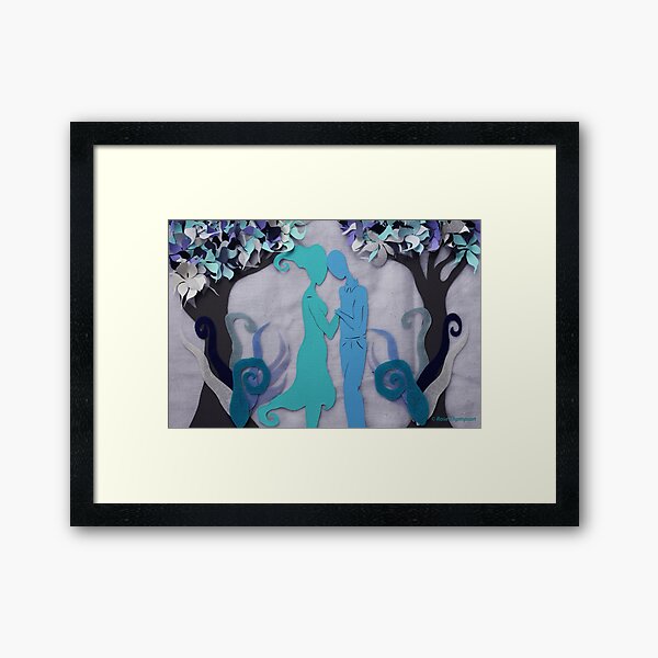 Winter Kiss #3 Framed Art Print
