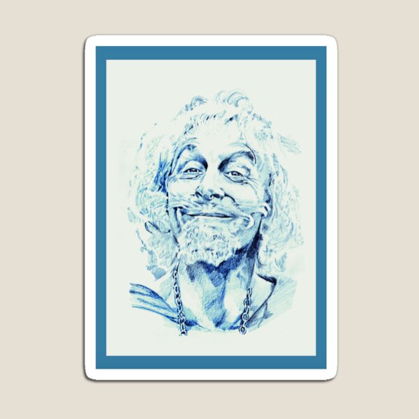 Catweazle (blue) Magnet