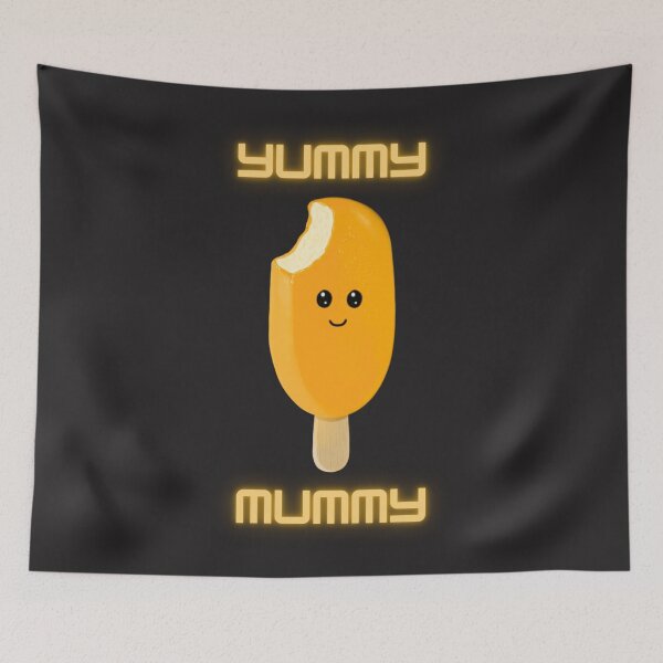 Item preview, Yummy Mummy ice lolly, black.  designed and sold by Bumpulous.