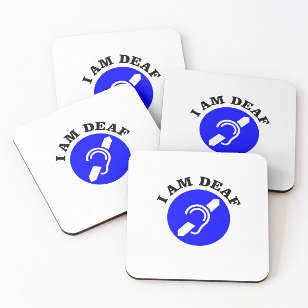 Item preview, I AM DEAF classic  T-SHIRT designed and sold by ArtByMigdad.