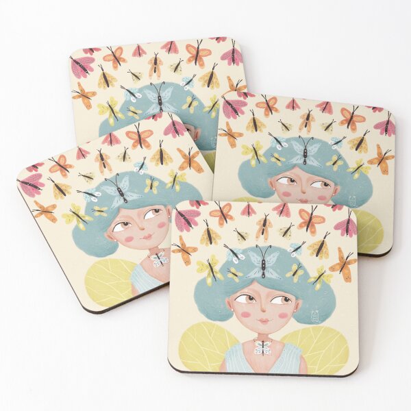 Item preview, Girl with butterflies designed and sold by Gurgulche.