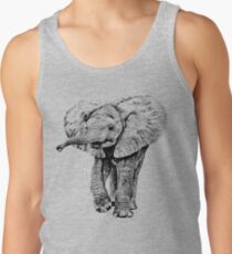 Irresistible Baby Elephant | African Wildlife Tank Top