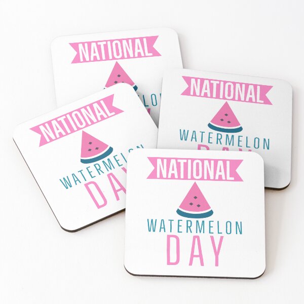 Item preview, BAD DAY TO BE A WATERMELON, NATIONAL WATERMELON DAY. designed and sold by Mokastro.
