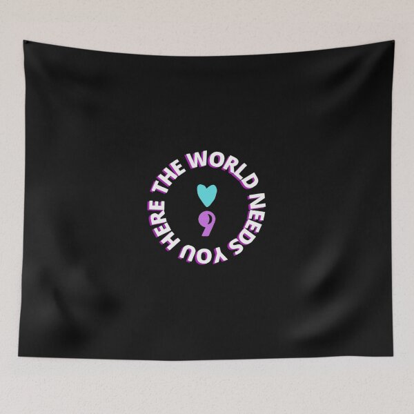 Item preview, Le monde a besoin de vous ici - prévention du suicide designed and sold by PreshitaChhabra.
