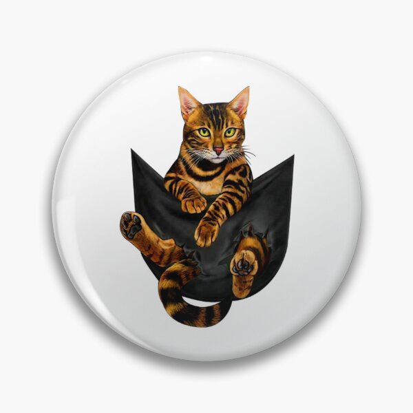 Artikelvorschau, Katze Bengal Innentasche Lustige Katze entworfen und verkauft von RoySqrali.