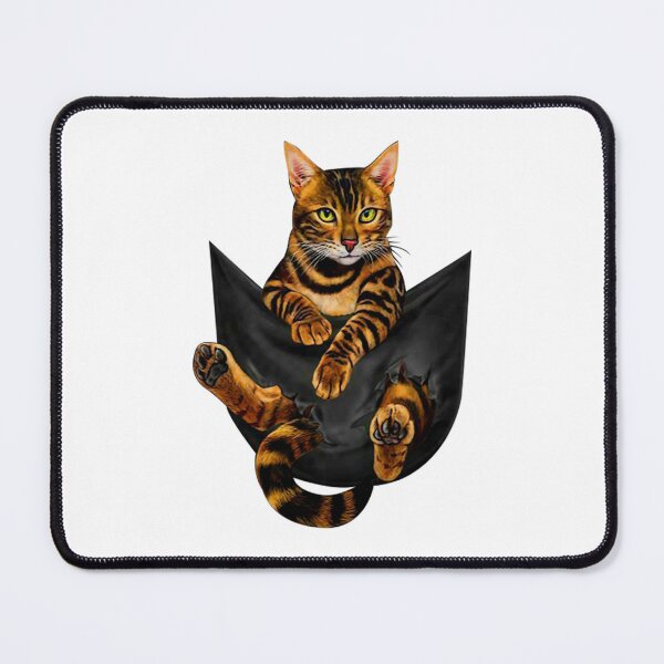 Item preview, Cat Bengal Inside Pocket Funny Cat designed and sold by RoySqrali.