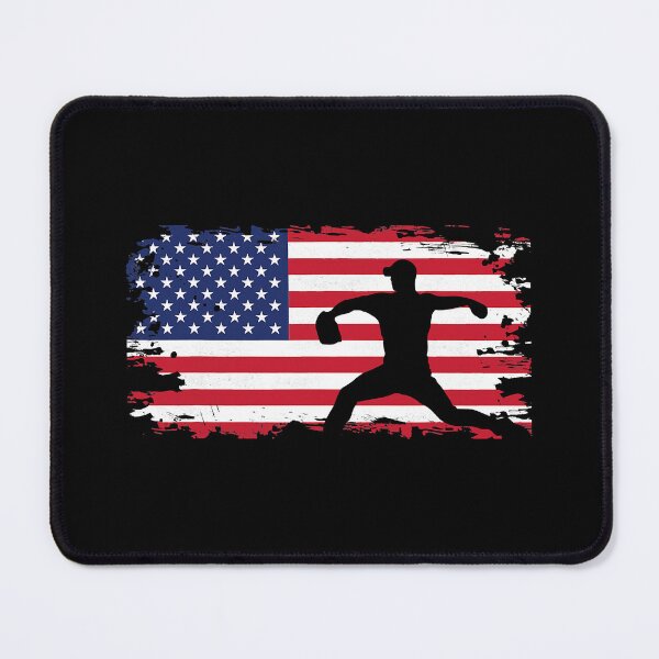 Item preview, American Flag Pitcher Baseball Apparel Baseball designed and sold by MichelSorour.
