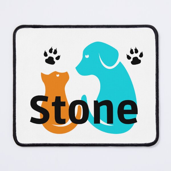 Item preview, If your pet is called Stone, give a personalized mat. Names for cats and dogs. Pet names. designed and sold by EMIPRINCESS.
