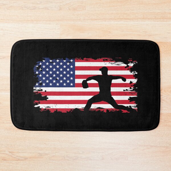 Item preview, American Flag Pitcher Baseball Apparel Baseball designed and sold by MichelSorour.