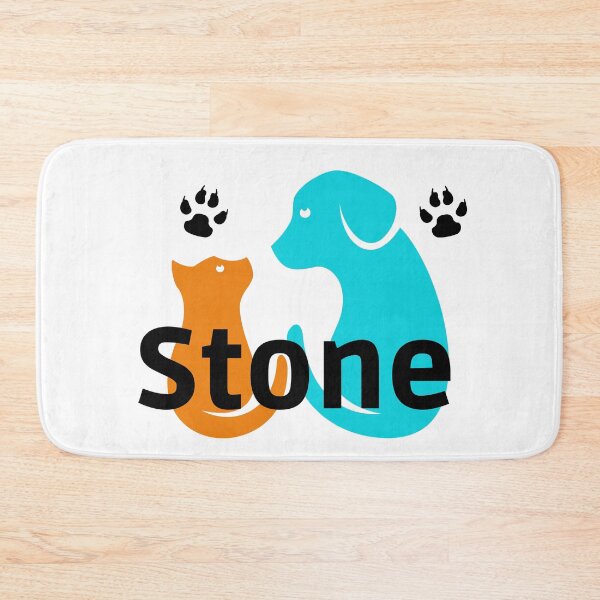 Item preview, If your pet is called Stone, give a personalized mat. Names for cats and dogs. Pet names. designed and sold by EMIPRINCESS.