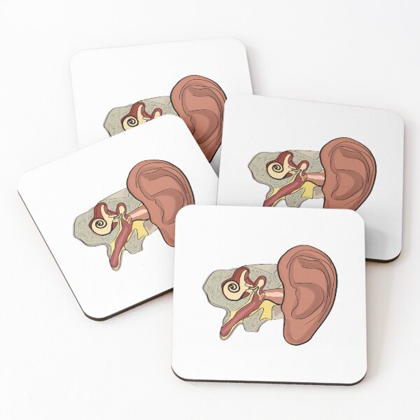 Item preview, ear anatomy t-shirt | ear anatomy hand-drawn poster designed and sold by KARTICK DUTTA.