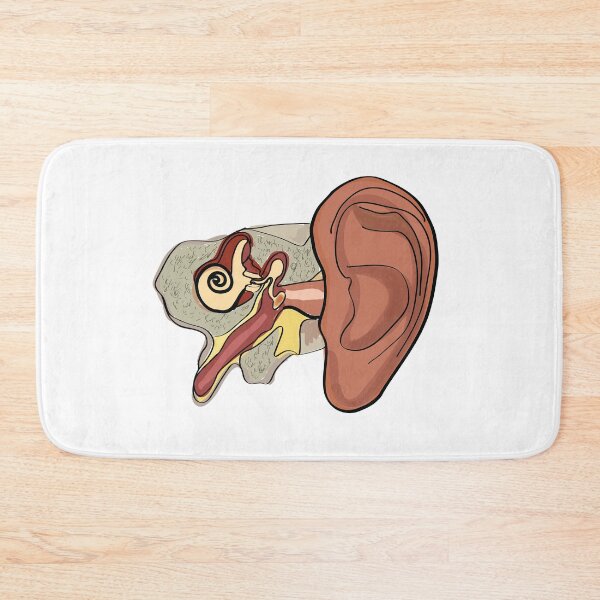 Item preview, ear anatomy t-shirt | ear anatomy hand-drawn poster designed and sold by KARTICK DUTTA.