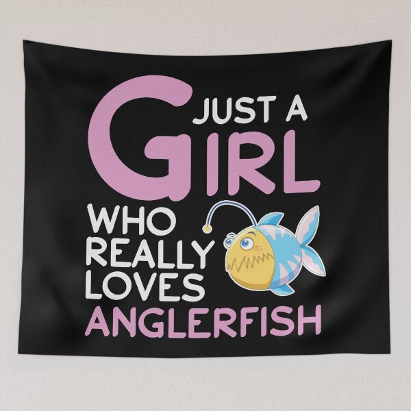 Item preview, JUST A GIRL WHO REALLY LOVES ANGLERFISH designed and sold by Neylou-Art.