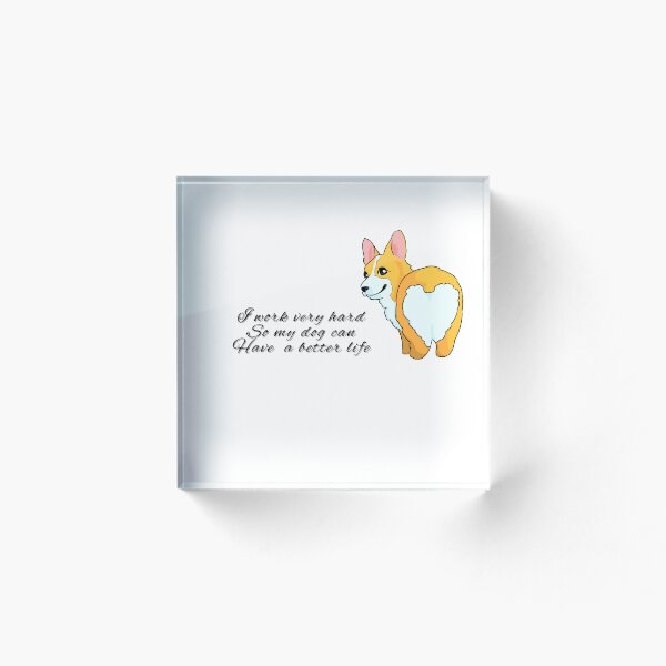 Item preview, Trabajo duro para darle una vida mejor a mi mascota designed and sold by Dream Bloom Gallery.