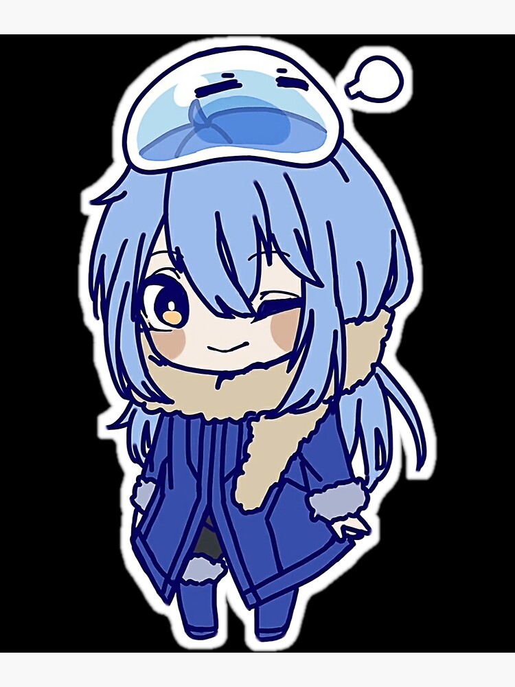 Rimuru Tempest That Time I Got Reincarnated As A Slime Chibi Sticker Poster For Sale By