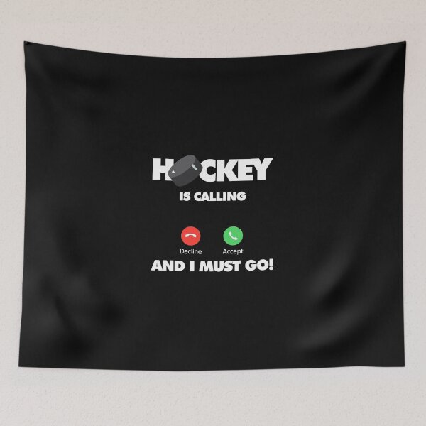 Item preview, Le hockey mappelle et je dois y aller, joueur de sport drôle designed and sold by PreshitaChhabra.